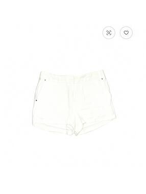 Cache White High Rise Waist Shorts Size 12